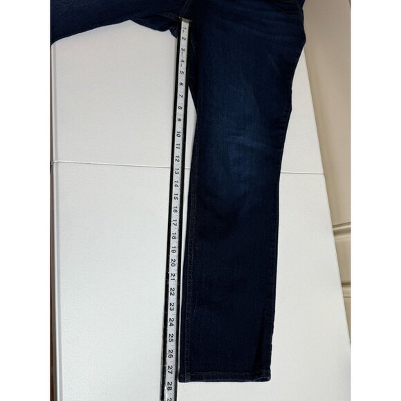 Lee Regular Fit Mid Rise Straight Leg Jeans Dark Wash Women’s 20W - Picture 7 of 8